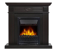 Портал для электрокамина Firelight Bianco Classic черная эмаль НС-1536141