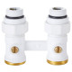 Узел нижнего подключения Royal Thermo прямой 1/2 x 3/4 EK белый RTE 07.00001
