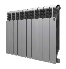 Радиатор биметаллический Royal Thermo Revolution Bimetall 500 2.0 10 секций Silver Satin 1425276