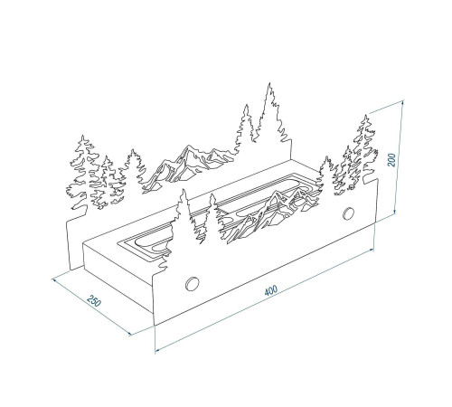 Биокамин настольный Firelight BFP-T400MT Magic BFP-T400MT