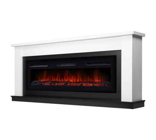 Каминокомплект Firelight Canto Long с очагом Electrolux Infinity EFP/P-1600ULS белый/черный НС-1660707