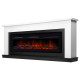 Каминокомплект Firelight Canto Long с очагом Electrolux Infinity EFP/P-1600ULS белый/черный НС-1660707