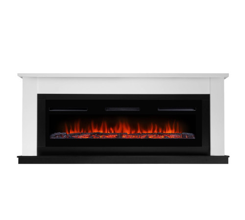 Каминокомплект Firelight Canto Long с очагом Electrolux Infinity EFP/P-1600ULS белый/черный НС-1660707