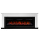 Каминокомплект Firelight Canto Long с очагом Electrolux Infinity EFP/P-1600ULS белый/черный НС-1660707