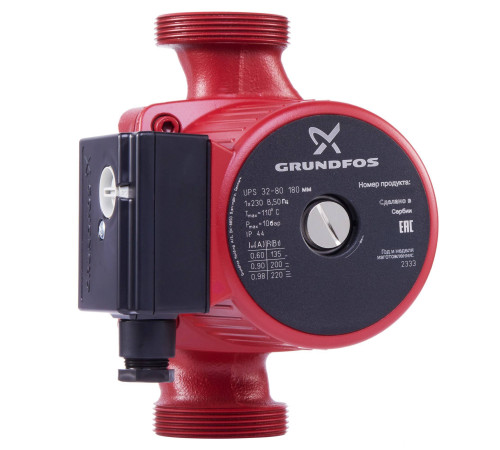 Насос циркуляционный Grundfos UPS 32-80 180 мм 95906443