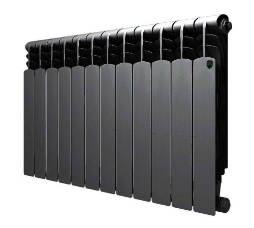 Радиатор биметаллический Royal Thermo Revolution Bimetall 500 2.0 12 секций Noir Sable 1425272