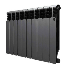 Радиатор биметаллический Royal Thermo Revolution Bimetall 500 2.0 10 секций Noir Sable 1425271