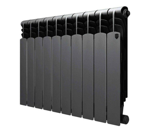 Радиатор биметаллический Royal Thermo Revolution Bimetall 500 2.0 10 секций Noir Sable 1425271