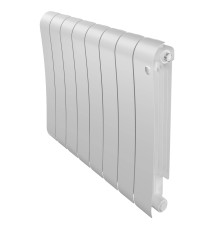 Радиатор биметаллический Royal Thermo Infinity 500 Bianco Traffico 8 секций боковое подключение НС-1630013