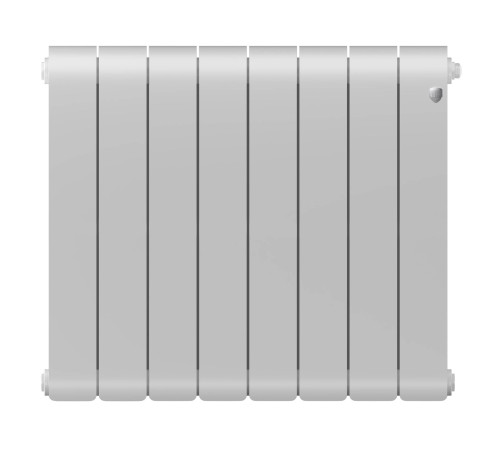 Радиатор биметаллический Royal Thermo Infinity 500 Bianco Traffico 8 секций боковое подключение НС-1630013