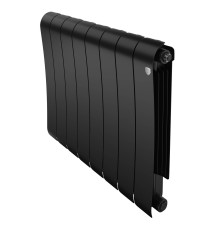 Радиатор биметаллический Royal Thermo Infinity 500 Noir Sable 8 секций боковое подключение НС-1630015