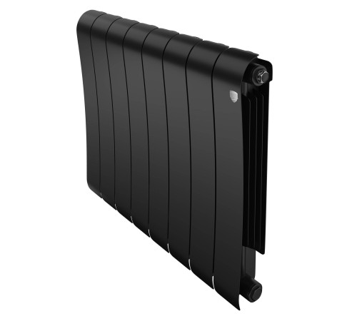 Радиатор биметаллический Royal Thermo Infinity 500 Noir Sable 8 секций боковое подключение НС-1630015