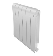 Радиатор биметаллический Royal Thermo Infinity 500 Bianco Traffico 6 секций боковое подключение НС-1629998