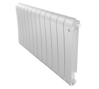 Радиатор биметаллический Royal Thermo Infinity 500 Bianco Traffico VR80 12 секций нижнее подключение НС-1658377