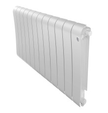 Радиатор биметаллический Royal Thermo Infinity 500 Bianco Traffico VR80 12 секций нижнее подключение НС-1658377