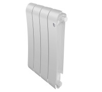 Радиатор биметаллический Royal Thermo Infinity 500 Bianco Traffico VR80 4 секции нижнее подключение НС-1658378