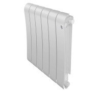Радиатор биметаллический Royal Thermo Infinity 500 Bianco Traffico VR80 6 секций нижнее подключение НС-1658379
