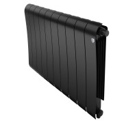 Радиатор биметаллический Royal Thermo Infinity 500 Noir Sable VR80 10 секций нижнее подключение НС-1658381