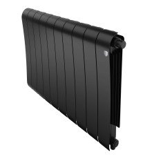 Радиатор биметаллический Royal Thermo Infinity 500 Noir Sable VR80 10 секций нижнее подключение НС-1658381