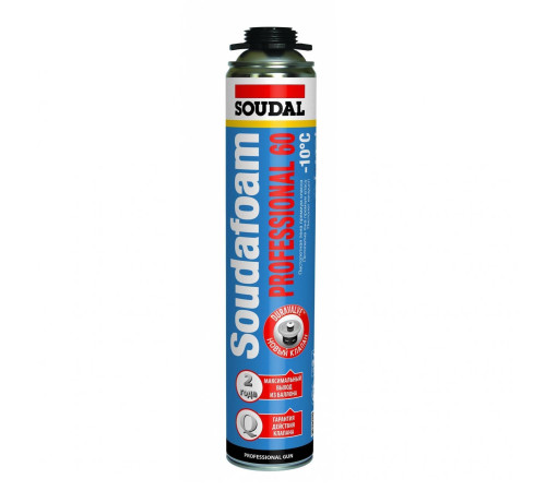 Пена монтажная пистолетная зимняя Soudal Soudafoam Professional 60 750 мл 1633843