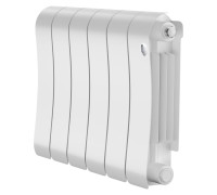 Радиатор биметаллический Royal Thermo Infinity 300 6 секций боковое подключение Bianco Traffico НС-1683690