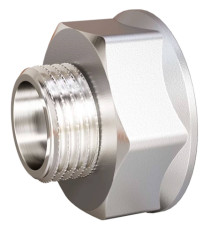 Переходник LD DN25x15 (1x1/2) вн-нр латунь никелированная НС-1558157