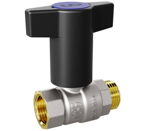 Кран шаровой LD Pride 47.20.В-Н.ТР Ду 20 ВР-НР Т-рукоятка комплект 2 шт 47.20.В-Н.ТР