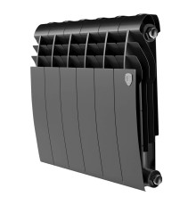 Радиатор биметаллический Royal Thermo BILINER 350 Noir Sable 6 секций боковое подключение НС-1682258