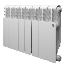 Радиатор биметаллический Royal Thermo Revolution B 350 8 секций боковое подключение 1682416