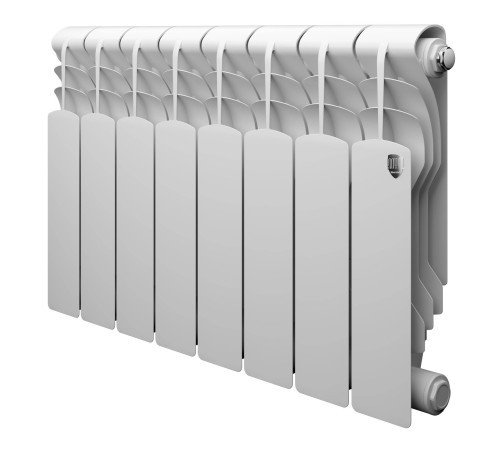 Радиатор биметаллический Royal Thermo Revolution B 350 8 секций боковое подключение 1682416