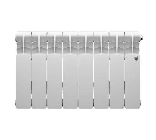 Радиатор биметаллический Royal Thermo Revolution B 350 8 секций боковое подключение 1682416
