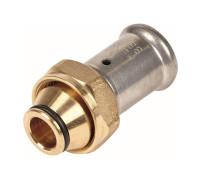 Муфта для евроконуса пресс Henco латунная 16x3/4 EK 15-1605