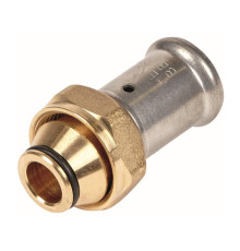 Муфта для евроконуса пресс Henco латунная 16x3/4 EK 15-1605