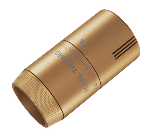 Термоголовка жидкостная Royal Thermo Design M30x1.5 золото матовое НС-1706253