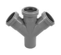 Крестовина одноплоскостная Политэк 50x50x50 мм 45° 50505045