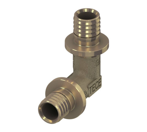Уголок соединительный TECE 90 градусов 25х25 мм латунь 767025