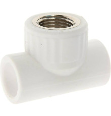 Тройник полипропиленовый РОСТерм PPR комбинированный 20х1/2х20 мм ВР НС-1517233