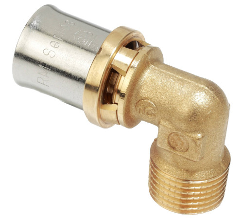 Угольник-пресс Giacomini латунь НР 20x3/4 RM127Y047