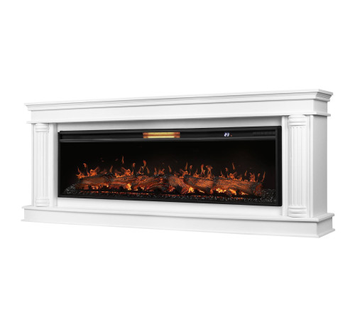 Каминокомплект Royal Thermo Aurora RTFP/P-AR60LS с порталом Olympia 60 белый НС-1721309