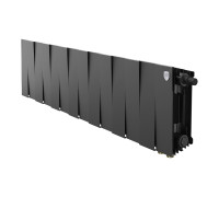 Радиатор биметаллический Royal Thermo PianoForte 200 Noir Sable 14 секц. нижнее подключение VDR80 1506328