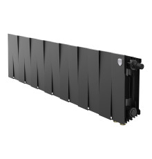 Радиатор биметаллический Royal Thermo PianoForte 200 Noir Sable 14 секц. нижнее подключение VDR80 1506328