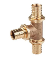 Тройник равнопроходный REHAU RAUTITAN PLATINUM RX 25-25-25 бронза 1264504