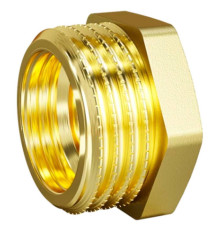 Футорка LD Pride DN25x15 латунная никелированная 1558187