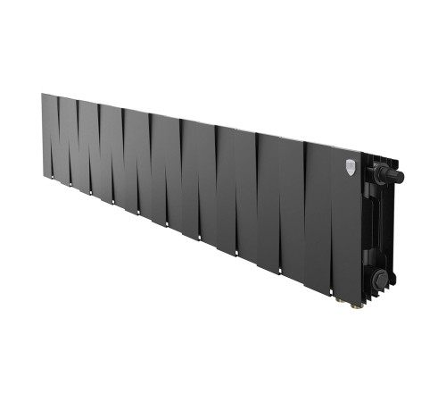 Радиатор биметаллический Royal Thermo PianoForte 200 Noir Sable 20 секц. нижнее подключение VDR80 1506331