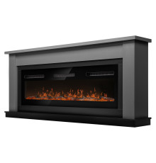 Каминокомплект Electrolux Infinity EFP/P-1600ULS N с порталом Firelight Canto Long графит / черный НС-1722876