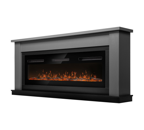 Каминокомплект Electrolux Infinity EFP/P-1600ULS N с порталом Firelight Canto Long графит / черный НС-1722876