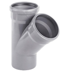 Тройник НПВХ Хемкор Шумэкс 50х50 мм 45° НС-1455399