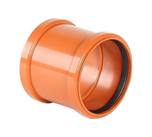 Муфта соединительная ХЕМКОР НПВХ для наружной канализации 160 мм 3011160000