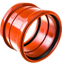 Муфта канализационная двухраструбная Политэк 160 мм 1306810