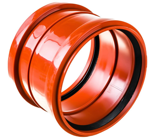 Муфта канализационная двухраструбная Политэк 160 мм 1306810